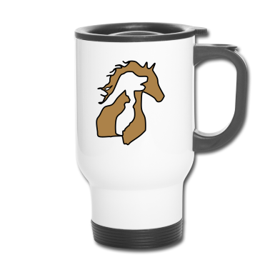 Katzen Thermobecher - 09. Tiermotive: pferd, hund, katze ✔