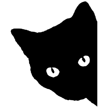 Motiv schwarze Katze Geschenk Tierliebe