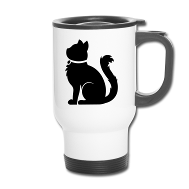 Katzen Thermobecher - Flauschige Katze / fluffy cat