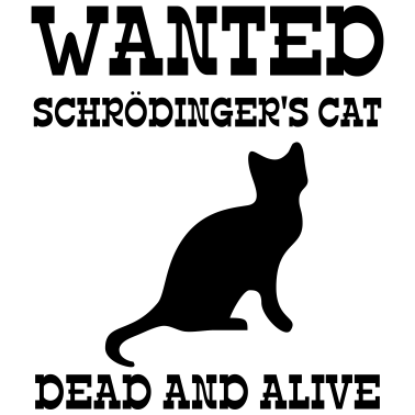 Motiv Wanted Schrödinger's Cat - Dead And Alive