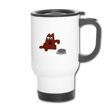 Katzen Thermobecher - Katze ohne Futter