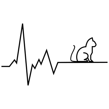 Motiv Herzschlag Katze
