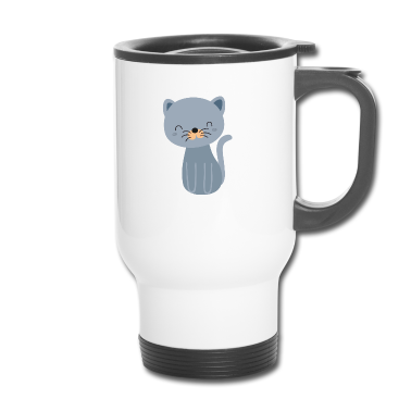 Katzen Thermobecher - Katze Katze Katze