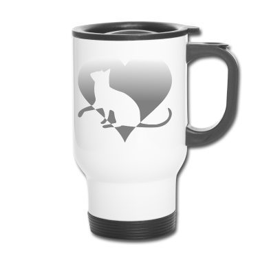 Katzen Thermobecher - Katze Katze Katze Katze Katze Katze Mieze