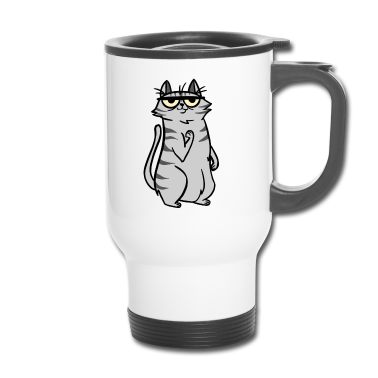 Katzen Thermobecher - Katze Katzen