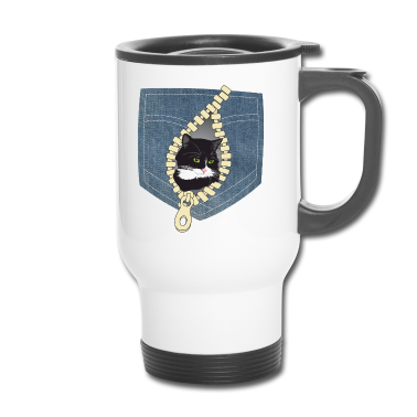 Katzen Thermobecher - Katze Katzen