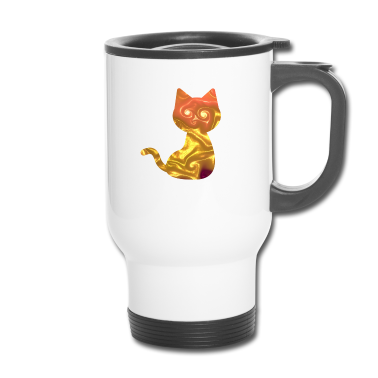 Katzen Thermobecher - Katze Katze
