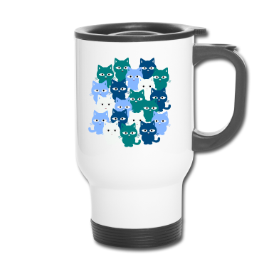 Katzen Thermobecher - Katzen, Katzen, Katzen