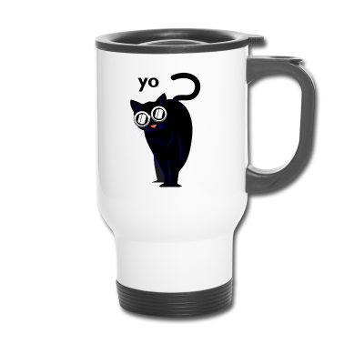 Katzen Thermobecher - Katze Katzen