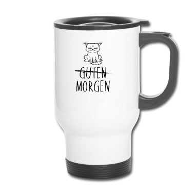 Katzen Thermobecher - Guten Morgen, Katze und Katzen - Katzen - Katzen -