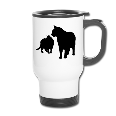 Katzen Thermobecher - Katze Katzen