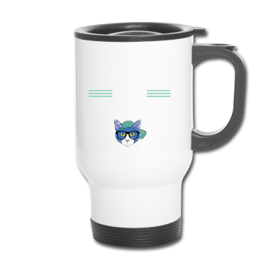 Katzen Thermobecher - katze - meine Katze kann auch Tiger