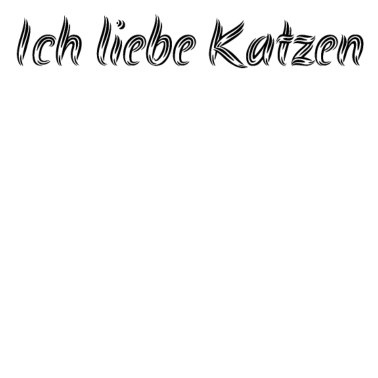 Motiv katze - Ich liebe Katzen