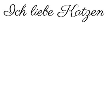 Motiv katze - Ich liebe Katzen