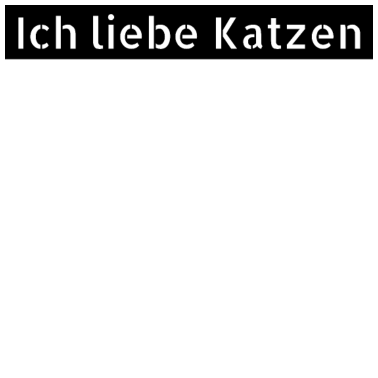 Motiv katze - Ich liebe Katzen