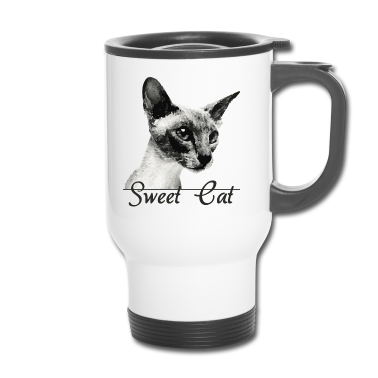 Katzen Thermobecher - Süße Katze Katze