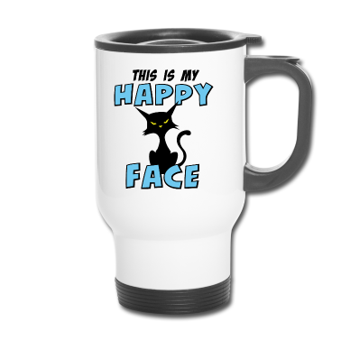 Katzen Thermobecher - Katze Katzen Lustig