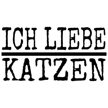 Motiv katze - Ich liebe Katzen