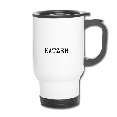 Katzen Thermobecher - katze - Ich liebe Katzen