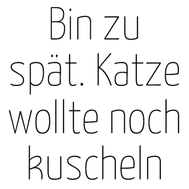 Motiv katze - Katze wollte kuscheln