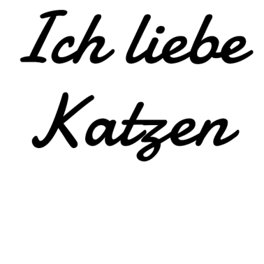 Motiv katze - Ich liebe Katzen
