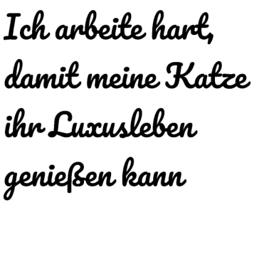 Motiv katze - Luxusleben einer Katze