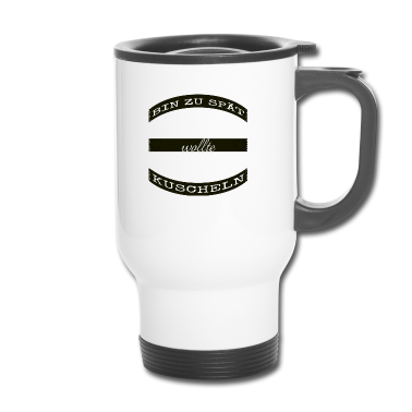 Katzen Thermobecher - katze - Katze wollte kuscheln