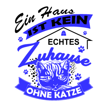 Motiv Katzen Katze Spruch