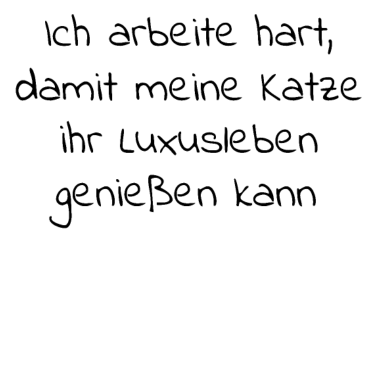 Motiv katze - Luxusleben einer Katze
