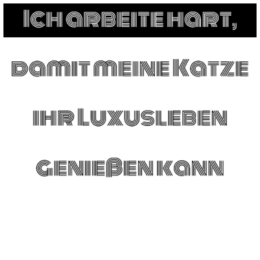 Motiv katze - Luxusleben einer Katze