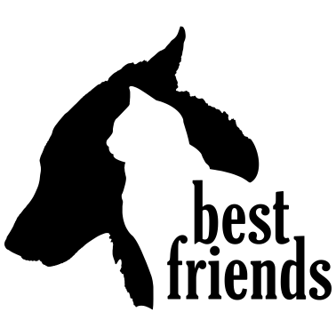 Motiv Hunde Katzen Tier Freundschaft Bündnis Silhouette