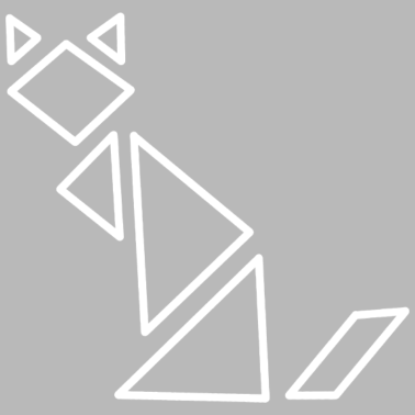 Motiv Katze Dreieck Kunst