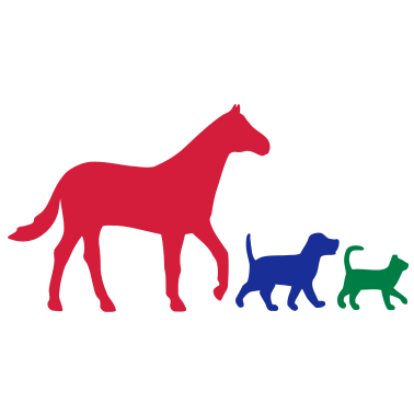 Motiv Vektor Pferd Hund und Katz