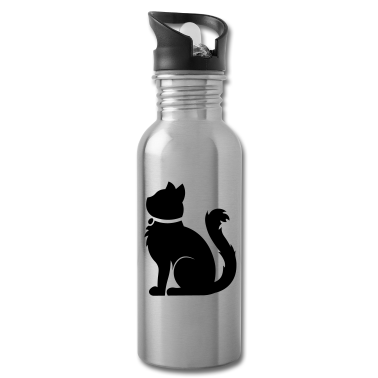 Katzen Trinkflasche - Flauschige Katze / fluffy cat