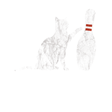 Motiv Bowling Kegel Katze T-Shirt Katzenshirt