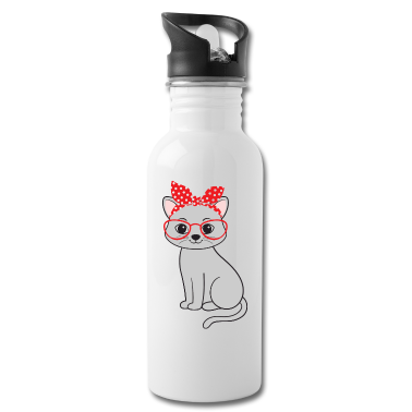 Katzen Trinkflasche - Katze Katzen