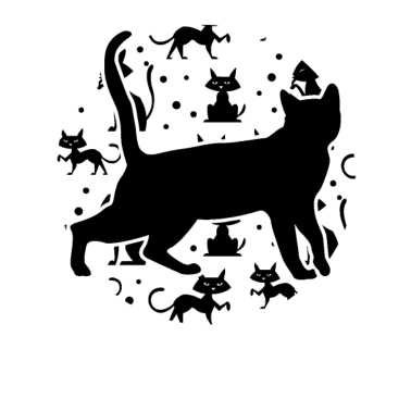 Motiv Katze mit Katzen und Kätzchen - Katzen