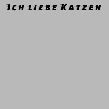 Motiv katze - Ich liebe Katzen