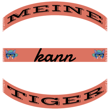 Motiv katze - meine Katze kann auch Tiger