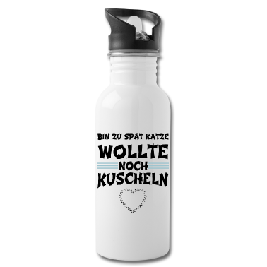 Katzen Trinkflasche - katze - Katze wollte kuscheln