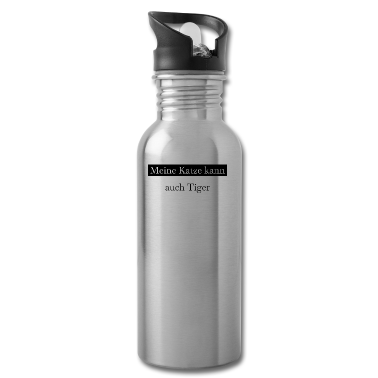 Katzen Trinkflasche - katze - meine Katze kann auch Tiger