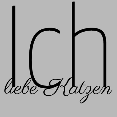 Motiv katze - Ich liebe Katzen