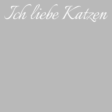 Motiv katze - Ich liebe Katzen