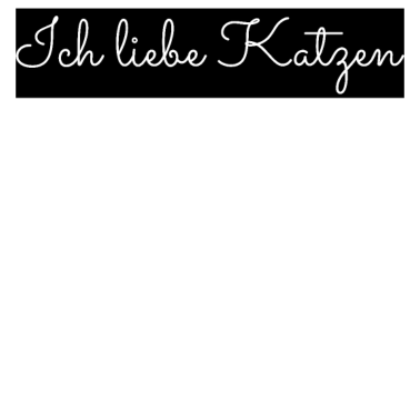 Motiv katze - Ich liebe Katzen