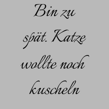 Motiv katze - Katze wollte kuscheln