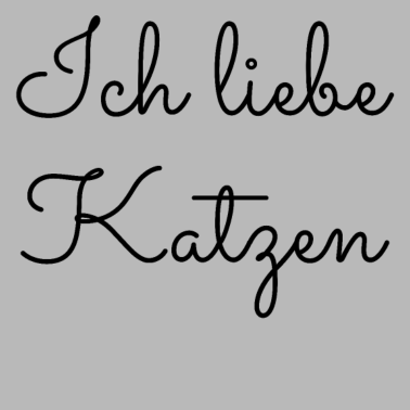 Motiv katze - Ich liebe Katzen