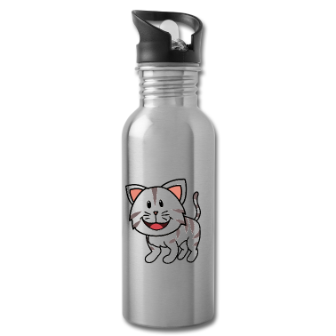 Katzen Trinkflasche - Katze Katzen Haustiere