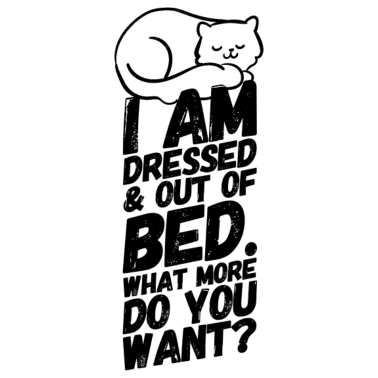 Motiv Katze Katzen Morgenmuffel