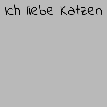 Motiv katze - Ich liebe Katzen