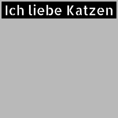 Motiv katze - Ich liebe Katzen